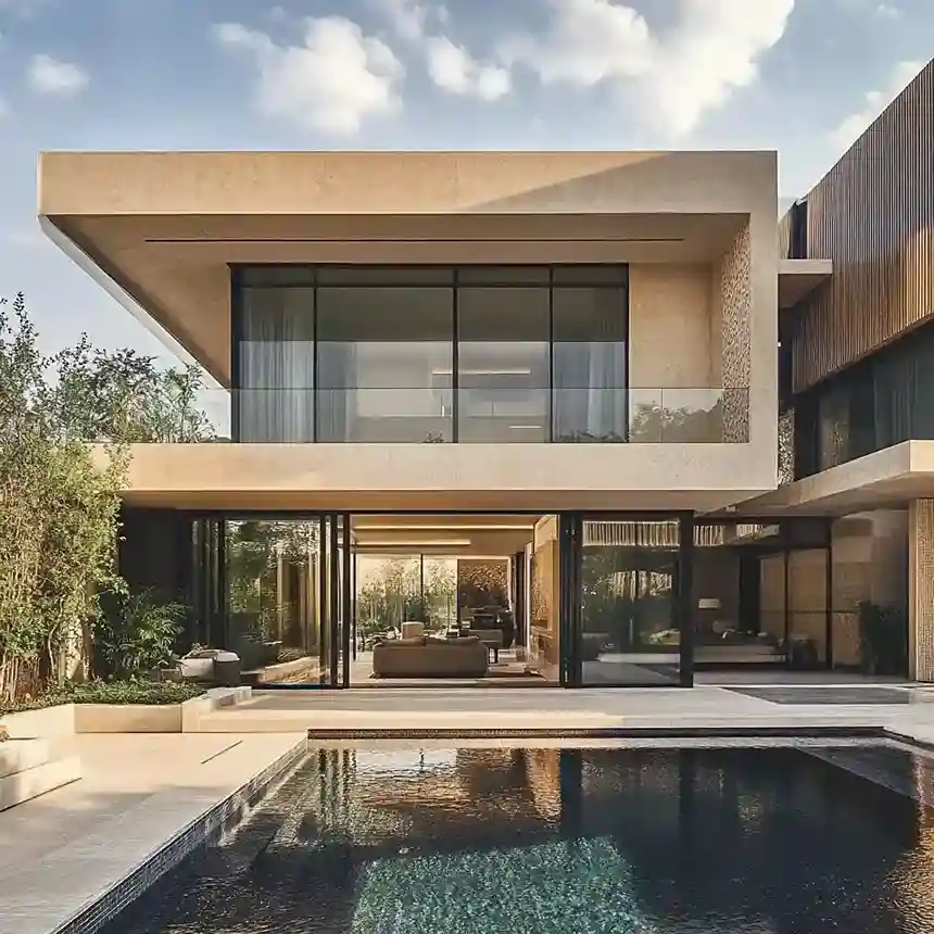modern villa in dubai